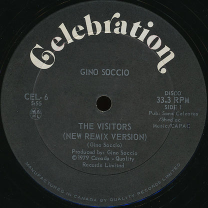 Gino Soccio : The Visitors / Les Visiteurs (New Remix Version) (12")