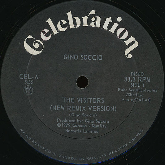 Gino Soccio : The Visitors / Les Visiteurs (New Remix Version) (12")