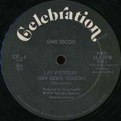 Gino Soccio : The Visitors / Les Visiteurs (New Remix Version) (12")