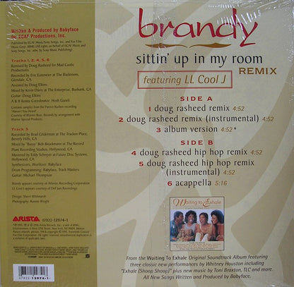 Brandy (2) Featuring LL Cool J : Sittin' Up In My Room (Remix) (12")