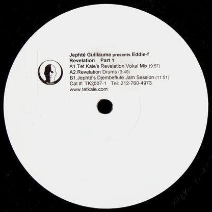 Jephté Guillaume Presents Eddie-f : Revelation (Part 1) (12", W/Lbl, Sti)