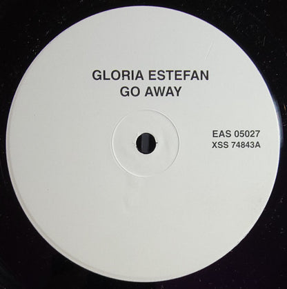 Gloria Estefan : Go Away (12", Promo, W/Lbl)