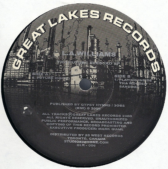 L.A. Williams : Tha Future Deescko EP (12", EP)