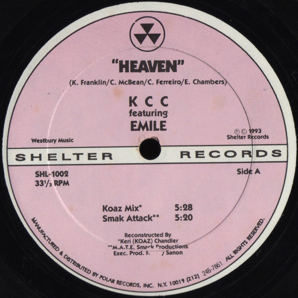 KCC Featuring Emile Chambers : Heaven (12")