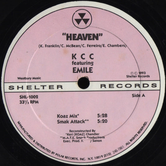KCC Featuring Emile Chambers : Heaven (12")