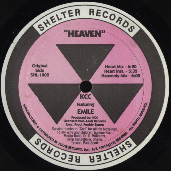 KCC Featuring Emile Chambers : Heaven (12")