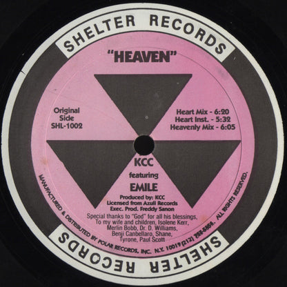 KCC Featuring Emile Chambers : Heaven (12")