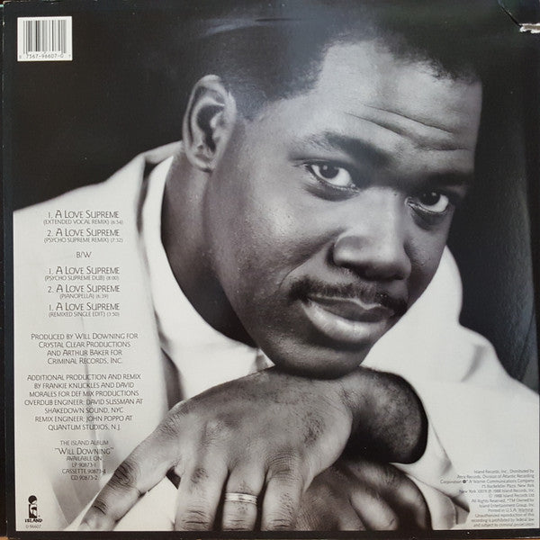 Will Downing : A Love Supreme (12", Promo)
