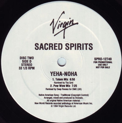 Sacred Spirit : Yeha-Noha (2x12", Promo)