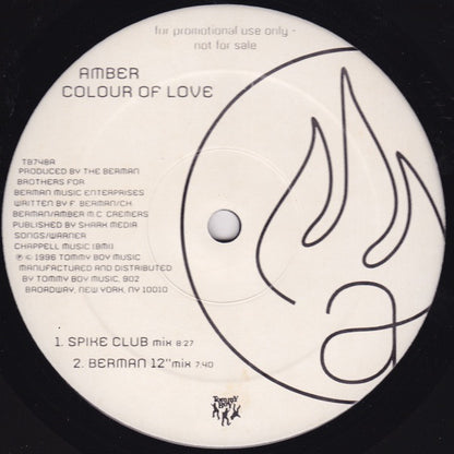 Amber : Colour Of Love (12", M/Print, Promo)