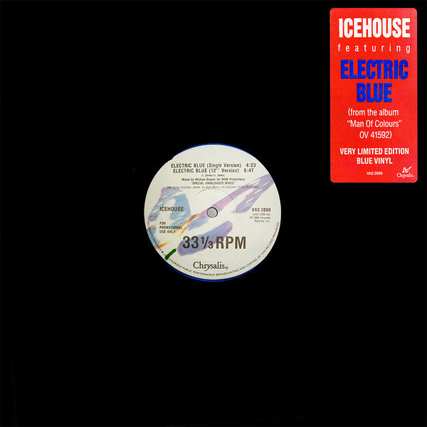 Icehouse : Electric Blue (12", Single, Ltd, Promo, Blu)