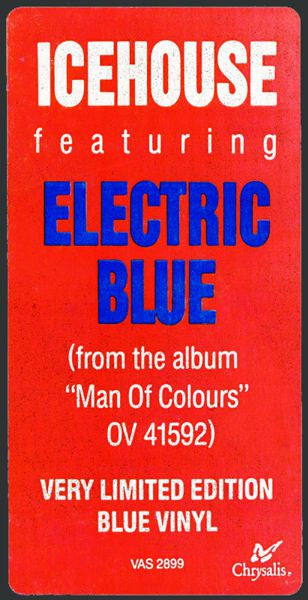 Icehouse : Electric Blue (12", Single, Ltd, Promo, Blu)