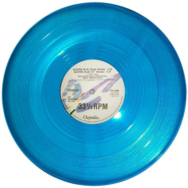 Icehouse : Electric Blue (12", Single, Ltd, Promo, Blu)