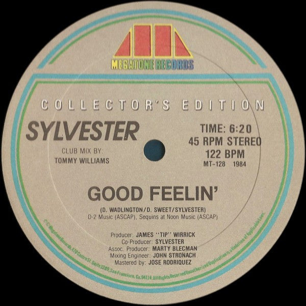 Sylvester : Call Me (Remix) / Good Feelin' (12")