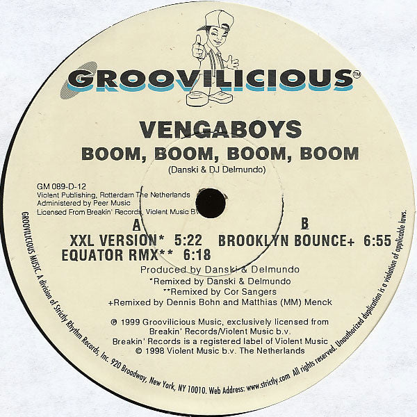 Vengaboys : Boom, Boom. Boom, Boom!! (2x12")