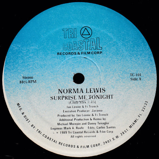 Norma Lewis : Surprise Me Tonight (12")