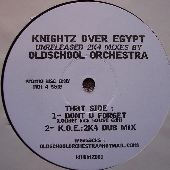 Oldschool Orchestra : Knightz Over Egypt (12")