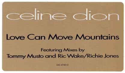 Céline Dion : Love Can Move Mountains (12", Promo)