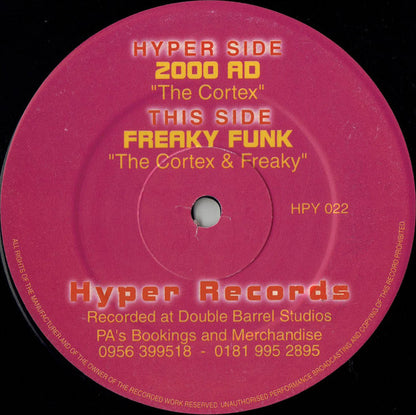 The Cortex / The Cortex & The Freaky : 2000 AD / Freaky Funk (12")