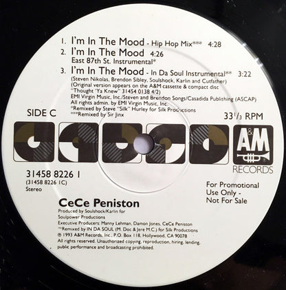 Ce Ce Peniston : I'm In The Mood (2x12", Promo)