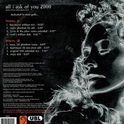 Vicki Shepard : All I Ask Of You 2000 (2x12")