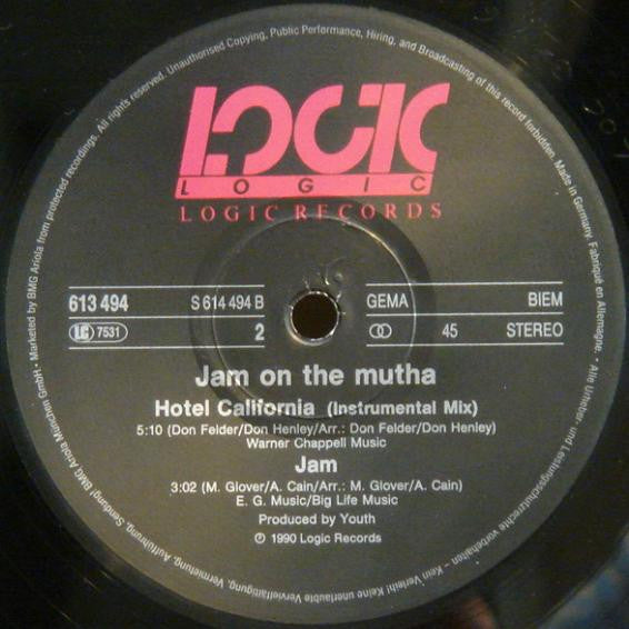 Jam On The Mutha : Hotel California (12", Maxi)