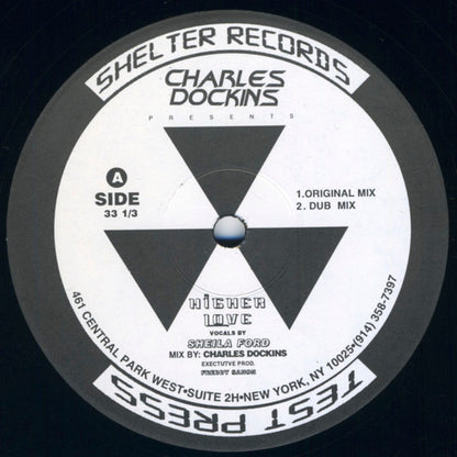 Charles Dockins : Higher Love (12", TP)