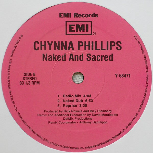 Chynna Phillips : Naked And Sacred (12")