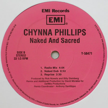 Chynna Phillips : Naked And Sacred (12")