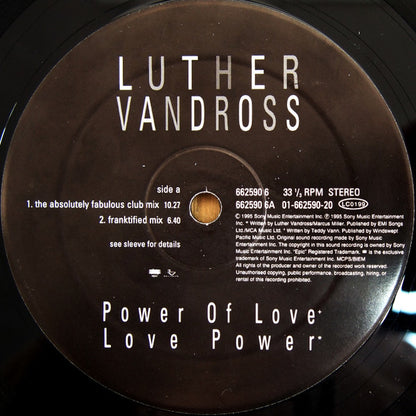 Luther Vandross : Power Of Love / Love Power (12")