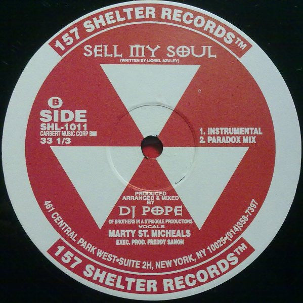 DJ Pope : Sell My Soul (12")