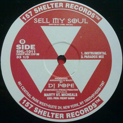 DJ Pope : Sell My Soul (12")