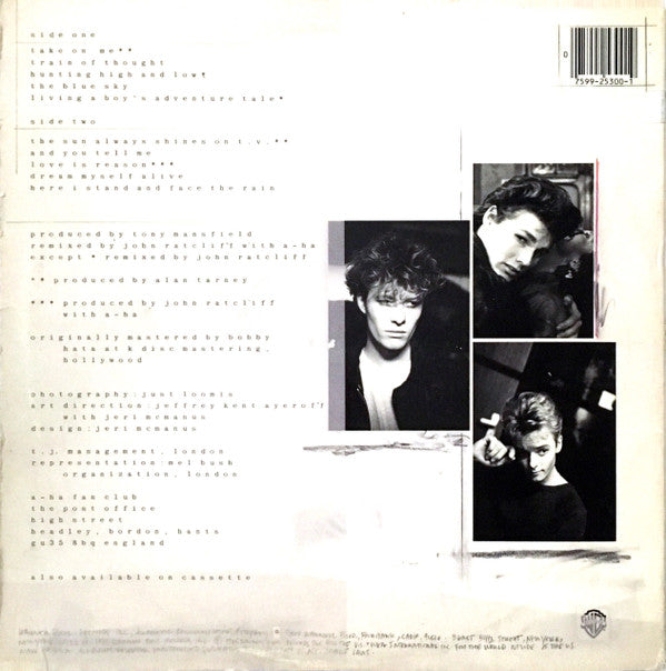 a-ha : Hunting High And Low (LP, Album, SRC)