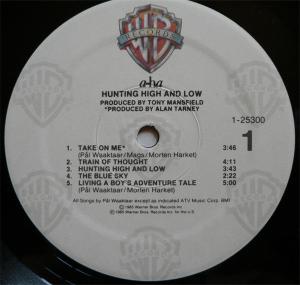 a-ha : Hunting High And Low (LP, Album, SRC)