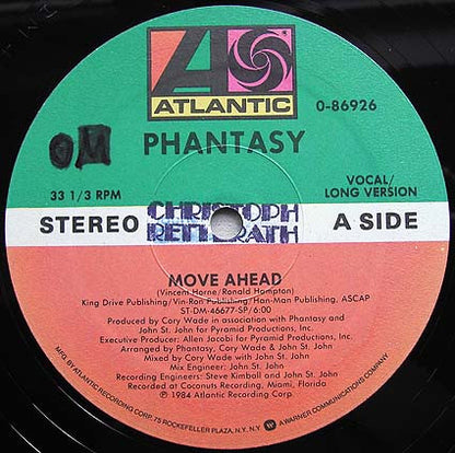 Phantasy : Move Ahead (12")