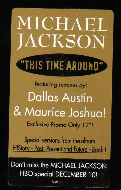 Michael Jackson : This Time Around (12", Promo)
