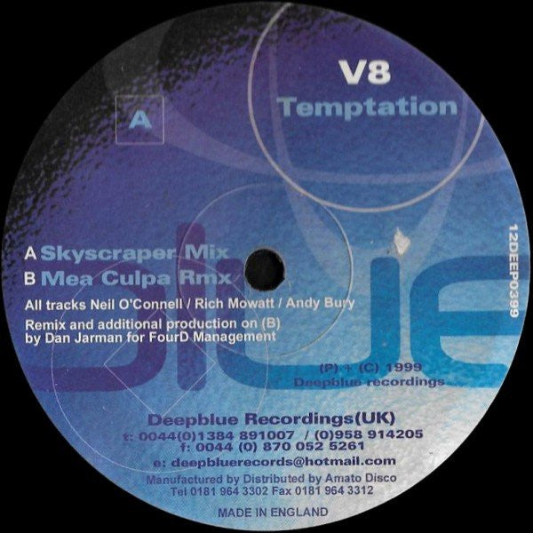 V8 (4) : Temptation (12")