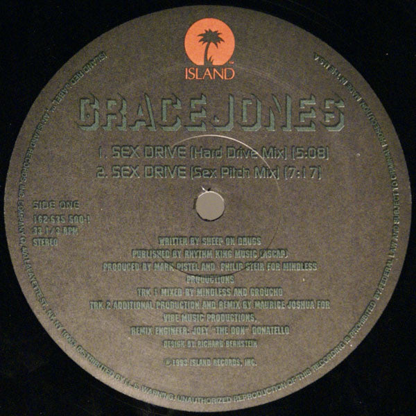 Grace Jones : Sex Drive (12")