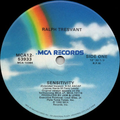 Ralph Tresvant : Sensitivity (12", Single)