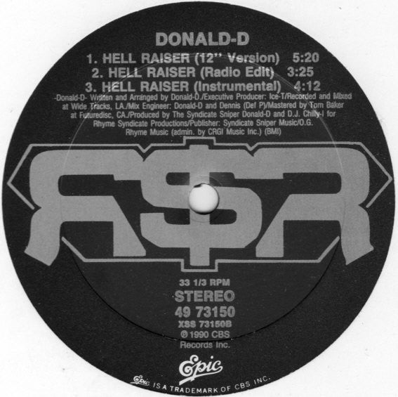 Donald-D* : Notorious (12")