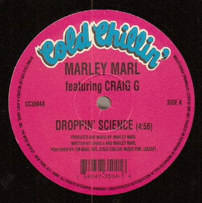 Marley Marl : Droppin' Science / Juice Crew All Stars (12", Ltd)