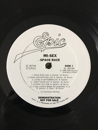 Mi-Sex : Space Race (LP, Album, Promo)