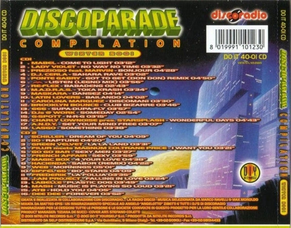 Various : Discoparade Compilation Winter 2001 (2xCD, Comp, Mixed)