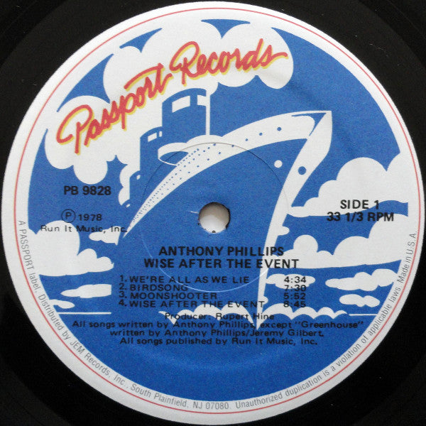 Anthony Phillips : Wise After The Event (LP, Album)