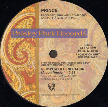 Prince : New Power Generation (12", Promo)