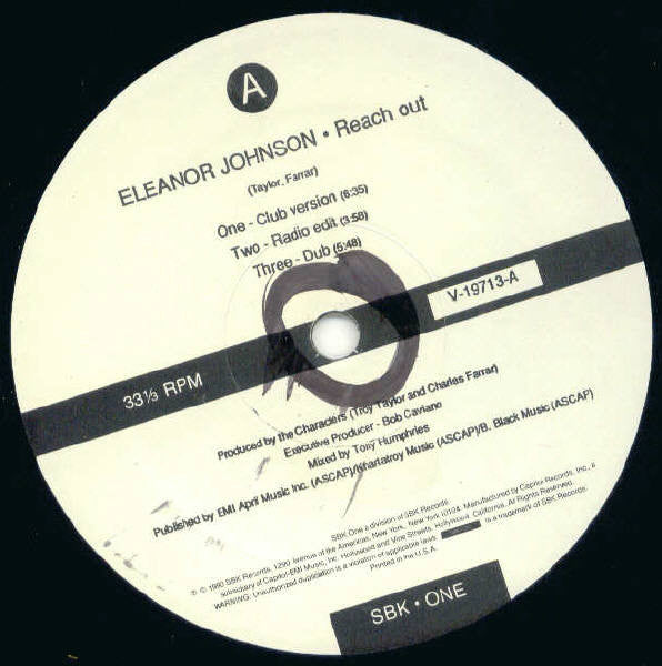Eleanor Johnson : Reach Out (12")