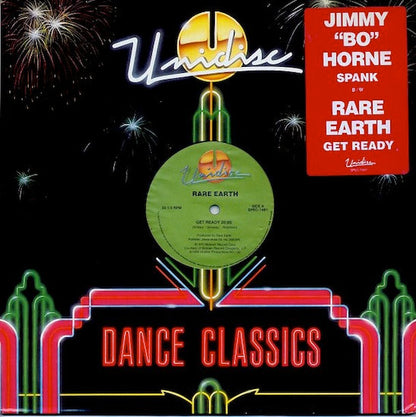 Rare Earth / Jimmy "Bo" Horne : Get Ready / Spank (12", Gre)