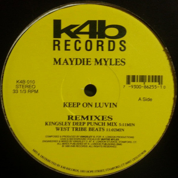 Maydie Myles : Keep On Luvin (Remixes) (12")