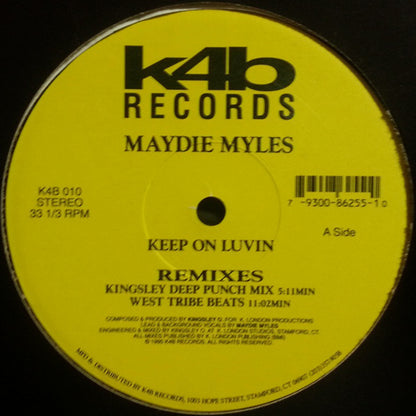 Maydie Myles : Keep On Luvin (Remixes) (12")