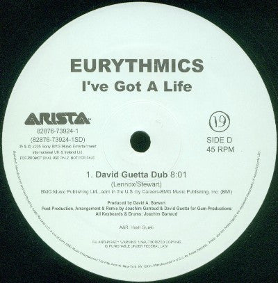 Eurythmics : I've Got A Life (2x12", Single, Promo)